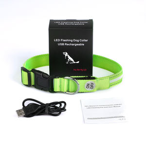 Tize-Collar Led fluorescente para perro, collarín reflectante de nailon, recargable - Product Image 4