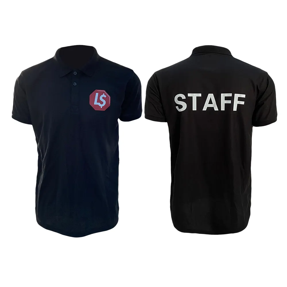 Aangepaste Print Logo Katoen Korte Mouw Ademend Werk Personeel Uniform Blank Golf T-Shirt Mannen Sport Business Blanco Poloshirt