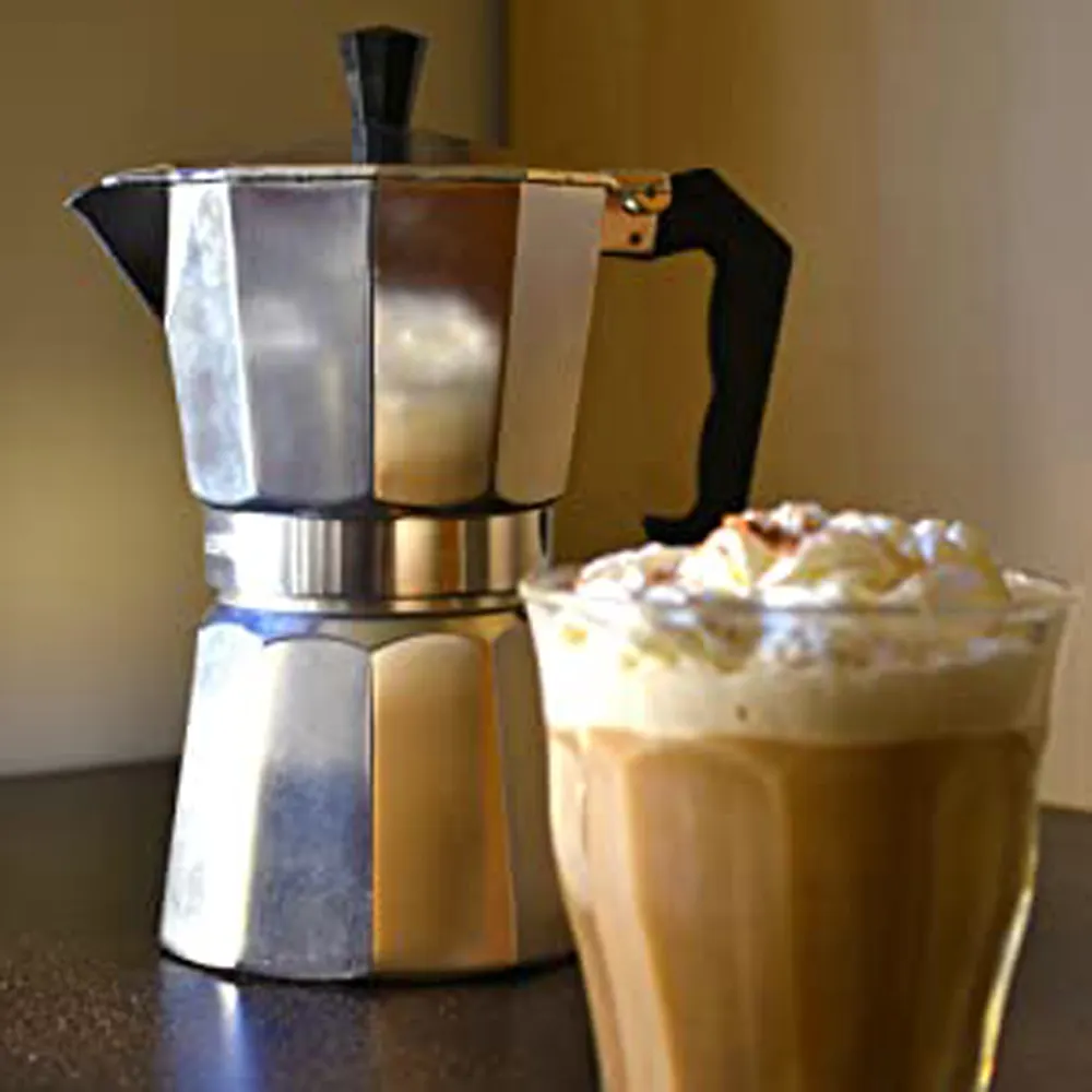 Moka Pot Italia Mesin Kopi Espresso Aluminium Geyser Pembuat Kopi Ketel Latte Kompor Klasik Peralatan Makan Barista Aksesoris