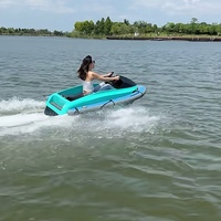 Petit Yacht Jet Boat à vitesse rapide Bateau à moteur électrique Mini bateau