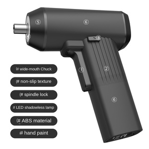 37-Piece Lithium Gun Type Speed Cordless Drill Multi-Functional Household Screwdriver Mini Cordless Drill 3.6v Lithium <b>Battery</b> E - Product Image 5