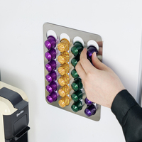 Expédition rapide mural 24 30 40 casquettes dosettes de café organisateur distributeur de stockage porte-capsules de café pour lavazza Vertus