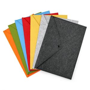 Promotion Custom Logo Business Office Felt Custom Logo Multi Colors <b>A4</b> Size Felt <b>File</b> Paper Folder with Snap Button - Product Image 4