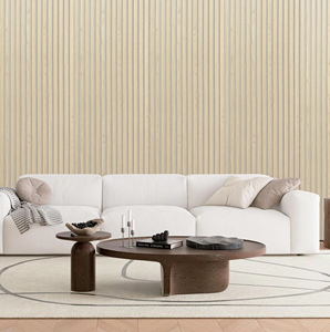 Paneles Acústicos Decorativos Modernos para Interiores, Insonorizantes, <span class=keywords><strong>Acabado</strong></span> en Melamina, Madera de Roble Blanco, Ecológicos, Ignífugos, para Grabación - Product Image 3