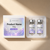 Autocollants personnalisés pour flacons de 3 ml, 5 ml, 10 ml, 15 ml, 30 ml, autocollants en vinyle holographiques laser, imperméables, adhésifs puissants, étiquettes pour peptides