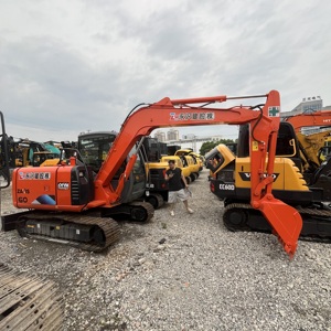 Mini-excavatrice sur chenilles d'occasion HITACHI ZX60 du Japon, excavatrice d'occasion Hitachi ZX60 ZX70 ZX80 en bon état à vendre - Product Image 1