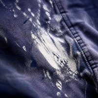 T-shirt personnalisé à poche poitrine pour homme, effet peinture éclaboussée, délavage vintage, effet usé, coupe oversize, style streetwear