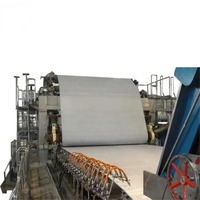 Mesin Pembuat Sedotan Kertas Stainless Steel 3600 mm Mesin Pembuat Kertas Budaya Tulis A4