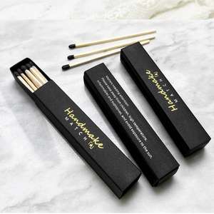 Fiammiferi personalizzati grande scatola di carta con processo di stampaggio UV bastoncini di sicurezza con Logo bianco caratteristiche di esportazione per partite lunghe - Product Image 5