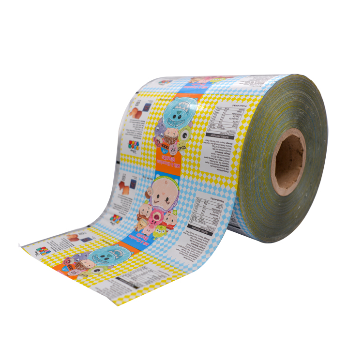 Индивидуальная печатная пластиковая пленка рулон ламинированный материал оберточная пленка для печенья/упаковки печенья