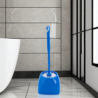 Hygiène moderne 36*10 ensemble d'accessoires de salle de bain PP matériel brosse de toilette dure bleu blanc ou couleurs personnalisées