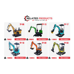 Mini Escavadora TF de 1 Tonelada, 1.3t, 1.88t, Preços de Escavadora de Esteira com Motor Kubota, Máquina de Escavação EPA Euro 5 para Uso Municipal - Product Image 3