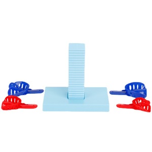 Dental Impression Tray Holder With Blue And <b>Red</b> Trays For Dental <b>Materials</b> Storage And Organization - Product Image 2