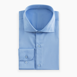 Camisa personalizada de diseño de gama alta de algodón sin hierro de lujo clásico italiano cuello <span class=keywords><strong>camisas</strong></span> de manga larga para hombres - Product Image 1