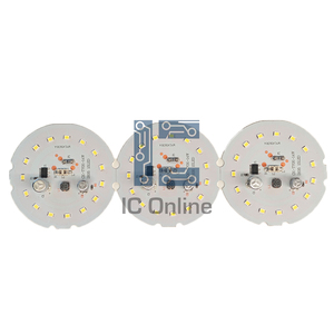 หลอดไฟพลาสติกเคลือบอลูมิเนียม Dob BOARD พลังงาน30W T100 LED 28ชิ้นขนาด96.2*96.2มม. SMT Electrolysis 10uF 100V DC-DC PCBA - Product Image 1