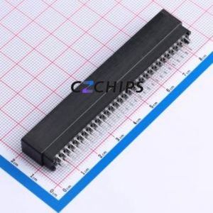 ED60BGFBK Gold Finger Connector Through hole Component (THT),P=2.54mm Connector EDGE SLOT 2.54mm 60P Through Hole - Product Image 2