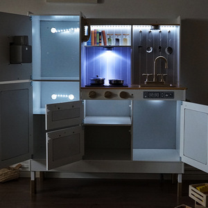 Gioco in legno coinvolgente <span class=keywords><strong>cucina</strong></span> <span class=keywords><strong>con</strong></span> frigo realistico che <span class=keywords><strong>cucina</strong></span> divertimento per i bambini - Product Image 6