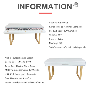 Sản Xuất Tại Trung Quốc <span class=keywords><strong>Piano</strong></span> Kỹ Thuật Số Đàn <span class=keywords><strong>Piano</strong></span> Xách Tay 88 Phím Kỹ Thuật Số Bàn Phím Đàn <span class=keywords><strong>Piano</strong></span> Bàn Phím - Product Image 4