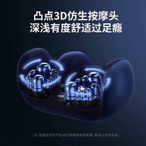 Leg Massager Foot And Leg Massage With 3D Rollers <b>Remote</b> Control Corded Electric Semi Enclosed Design - Product Image 4