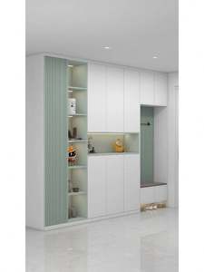 Contemporary Modern Design Wood Panel <b>Shoe</b> Cabinet for Home Bedroom Dining Living Rooms /hotel - Product Image 2