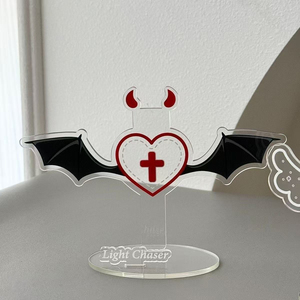 Présentoir de bureau polyvalent pour figurines en plastique Ange et Démon, support photo, vente en gros - Product Image 4
