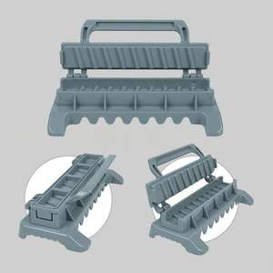 Wholesale Modern Outdoor Manual Meat <b>Threading</b> <b>Tool</b> Metal Skewer Plastic Handle Custom Logo Flat Shape for Camping BBQ Includes - Product Image 5