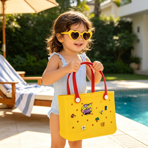 Bolsa de playa Eva para niños, impermeable, para la playa, piscina, vacaciones, decoración DIY, linda, con agujeros perforados. - Product Image 3