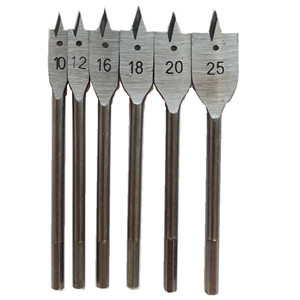 Forets à bois plats Yili Hardware, lot de 6, 10, 12, 16, 18, 20, 25 mm pour le travail du bois - Product Image 5