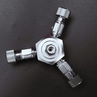 Distributeur de CO2 pour aquarium, distributeur multi-voies à valve à aiguille, régulateur solénoïde, clapet anti-retour, compteur de bulles 2/3/4/5/6 voies