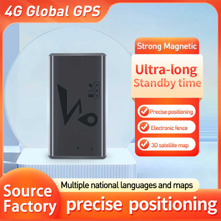 Compact Tracker Device Q8 4G Tracker - Compact Anti-Shock Device for Pets & Vehicles