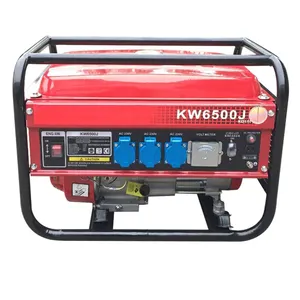 Generador de gasolina portátil profesional, 110V, 220V, 5kW, 5000W, precio