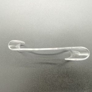 Retracteur dentaire double extrémité transparent blanc, rétracteur buccal latéral orthodontique pour clinique dentaire, usage unique, manuel - Product Image 1