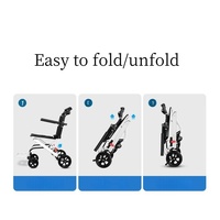 Fauteuil roulant âgé Produits tendance 2025 Nouveautés Chaise médicale Avion Fauteuil roulant léger