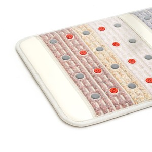 0 EMF 7 Gemstones Therapy <strong>Mat</strong> with <strong>Jade</strong> and Tourmaline Heating Massage Belt for Body Pain Relief - Product Image 4