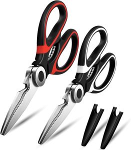 Heavy Duty <b>Kitchen</b> Scissors Dishwasher Safe All Purpose Utility Sharp Stainless Steel Cooking <b>Kitchen</b> <b>Shears</b> - Product Image 1