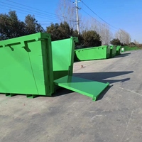 Bacs à déchets en acier de style australien 9M Marrel avec porte pour la collecte des déchets de construction