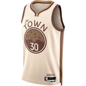 โกลเด้น สเตท วอร์ริเออร์ส เคอร์รี 30 ทัน ซิตี้ เอดิชั่น สวิงแมนเสื้อเจอร์ซีย์เด็กชาย ชุดบาสเก็ตบอลเด็ก ระบายความชื้นได้ดี - Product Image 2