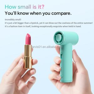 Jarvis Mini Handheld USB Rechargeable Fan Strong Wind Compact for On-the-Go Use in Home Car <b>Outdoor</b> Hotel RV - Product Image 5