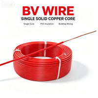 Câble électrique 2,5 mm, fil de maison, monoconducteur, cuivre massif, isolé en PVC, câblage électrique domestique, rouleau de 100 m