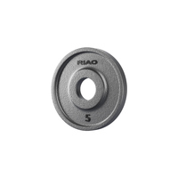 RIAO Gym Fitness Equipment Poids gratuit Plaque d'haltères Plaque de poids en fonte en livres