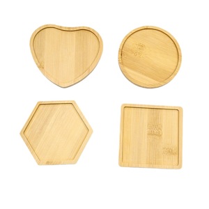 Hexagon <span class=keywords><strong>Bamboo</strong></span> Plant Saucer Sukkulente Top flappen Drainage schale mit erhöhter Kante - Product Image 6