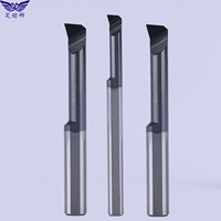 Mini barre d'alésage solide personnalisée Machine à métaux petit alésage fraise de tournage en carbure Micro outils d'alésage pour fraise en bout en carbure CNC