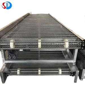 Şanzıman için gıda sınıfı paslanmaz çelik <span class=keywords><strong>Spiral</strong></span> tel örgülü konveyör konveyörler - Product Image 6