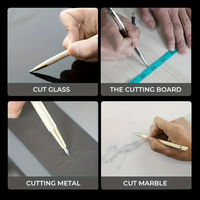 Stylo de gravure multi-usages de haute qualité avec pointe en carbure cémenté pour verre, miroir, carrelage céramique - Personnalisable OEM/ODM