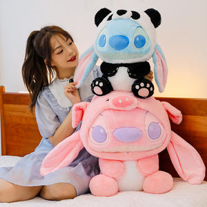 Peluche de Angel <span class=keywords><strong>Stich</strong></span> con <span class=keywords><strong>Disfraz</strong></span> de Panda - Nuevo y Viral Muñeco de <span class=keywords><strong>Stich</strong></span>, Venta al Por Mayor Directa de Fábrica - Product Image 1