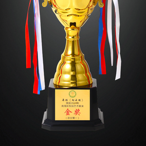 Trofeo in Metallo Dorato JZ 2026 di Alta Qualità, Medaglia Personalizzata per Scuole, Coppa Premio in Metallo per Campioni di Calcio - Product Image 5