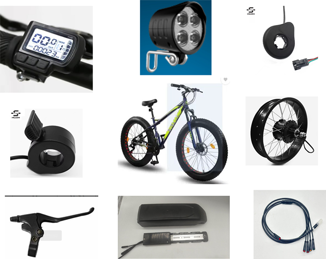 Hot-Sell 48V 750W Brushless Mid Drive Hub Motor Kit 16.7Ah Lithium Battery LCD Display 20*4.0 Thumb Electric Bike Conversion
