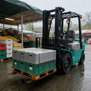 <span class=keywords><strong>Forklift</strong></span> Diesel 3.5 Ton Operasi Andal, Tiang Dua/Tiga Tingkat, Ban Solid/Pneumatik, RWD untuk Penumpukan Rak di Gudang Logistik - Product Image 2