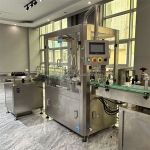 Tự động 30bpm 60bpm chai rửa điền máy đóng nắp để đóng gói chất lỏng với 2 điền vòi phun - Product Image 2