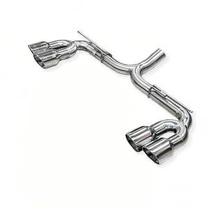 Sistema di Scarico Posteriore per <span class=keywords><strong>Audi</strong></span> S3 2.0T <span class=keywords><strong>8V</strong></span> 2014-2020, Modifica ad Alte Prestazioni con 4 Terminali di Scarico - Product Image 2